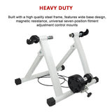 Indoor Magnetic Bicycle Trainer Fitness Bike Resistance Stand - Close-Up Angle