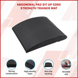 Abdominal Pad Sit Up Core Strength Trainer Mat - Front View