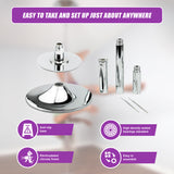 Portable Dance Pole Spinning Fitness Pole for Home Gym Training