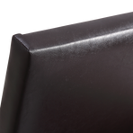 Single PU Leather Bed Frame Brown