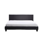 King Linen Fabric Bed Frame Grey