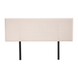 Linen Fabric Queen Bed Headboard Bedhead - Beige