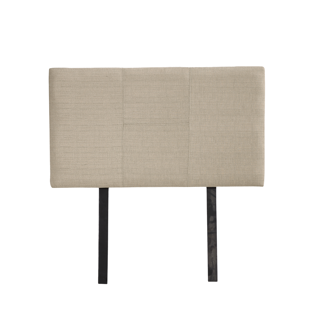Linen Fabric Single Bed Headboard Bedhead - Beige