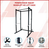 Power Rack Squat Deadlift HD Lift Cage - Close-Up Angle