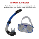 Adult Snorkeling Swimming Diving Mask & Snorkel - Quality Tempered Glass