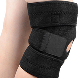 Fully Flexible Adjustable Knee Support Brace - Top-Down View