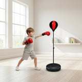 Kids Boxing Punching Bag Set &ndash; Children&rsquo;s Training Gloves & Fitness Stand