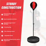 Kids Boxing Punching Bag Set &ndash; Children&rsquo;s Training Gloves & Fitness Stand