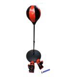 Kids Boxing Punching Bag Set &ndash; Children&rsquo;s Training Gloves & Fitness Stand - 45-Degree Angle