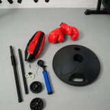 Kids Boxing Punching Bag Set &ndash; Children&rsquo;s Training Gloves & Fitness Stand - Close-Up Angle