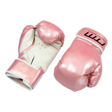 70lb Red Heavy Bag Kit Punching Boxing Bag Gloves Hand Wraps - Side View
