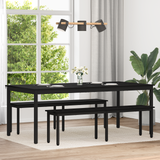 Dining Tables 200 x 100 x 75 cm Engineered Wood Rectangular - Side View