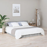 Bed Headboard Grey Sonoma 200x1.5x80 cm Engineered Wood - Side View
