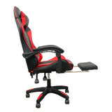 Spire Zinc Adjustable Gaming/Office Chair - Red and Black - Top-Down View