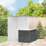 Bird Cage Anthracite 165 x 165 x 200 cm Galvanised Steel - Front View