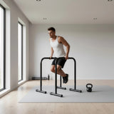 Chin Dip Parallel Bar Push Up Dipping Equipment - 45-Degree Angle