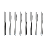 32 Piece Stainless Steel Cutlery Set Knives Fork Spoon Teaspoon - 45-Degree Angle