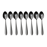 32 Piece Stainless Steel Cutlery Set Knives Fork Spoon Teaspoon - Close-Up Angle
