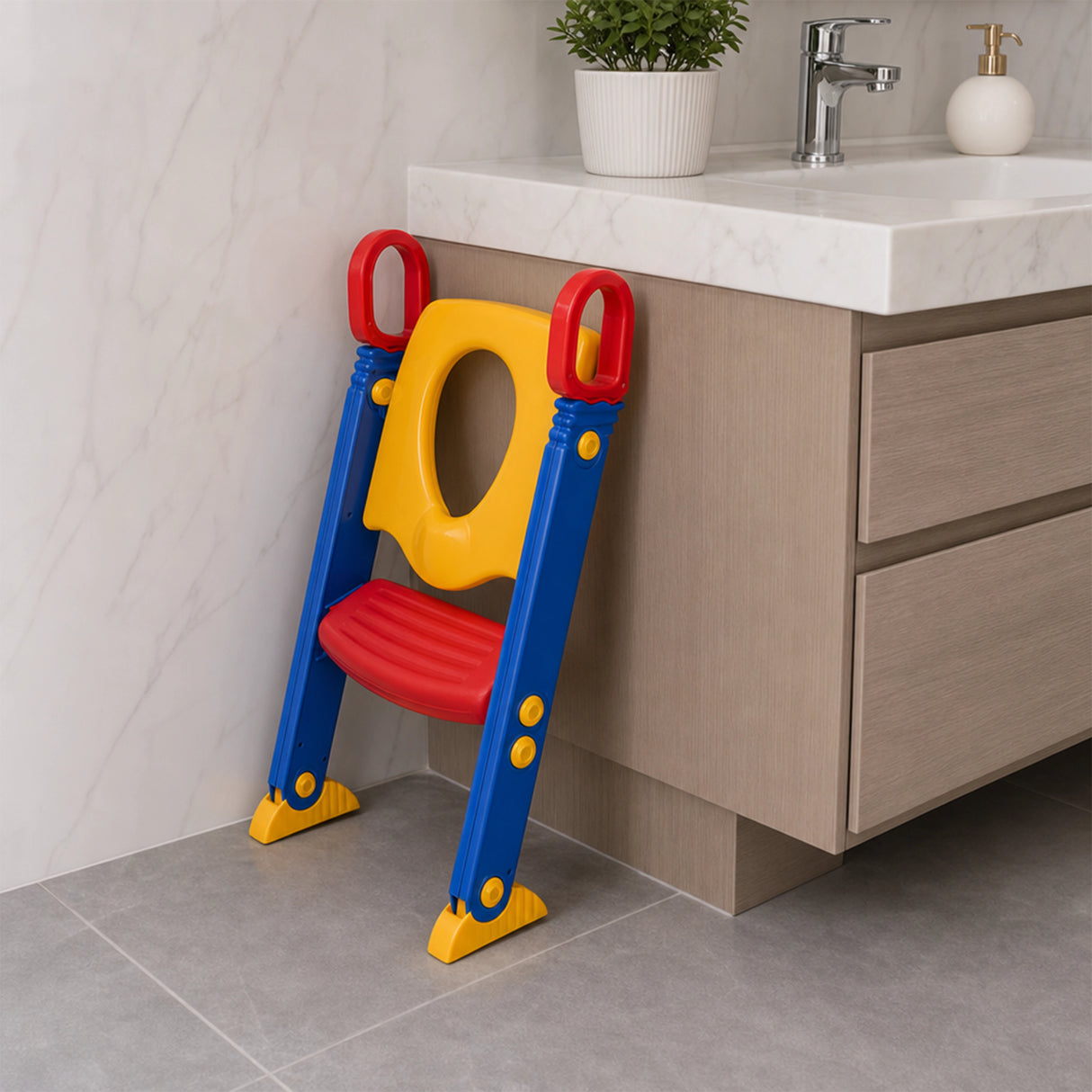 Kids Toilet Ladder Toddler Potty Training Seat
