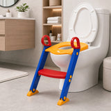 Kids Toilet Ladder Toddler Potty Training Seat - Side View