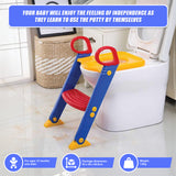 Kids Toilet Ladder Toddler Potty Training Seat - Low Angle