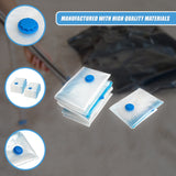 10X Jumbo Vacuum Storage Bags &ndash; Space Saver Seal Bags for Clothes, Bedding, Blankets & Travel Organisation - Top-Down View