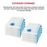 10X Jumbo Vacuum Storage Bags &ndash; Space Saver Seal Bags for Clothes, Bedding, Blankets & Travel Organisation