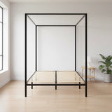 4 Four Poster Double Bed Frame - Rear View