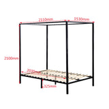 4 Four Poster Queen Bed Frame - Extra Image