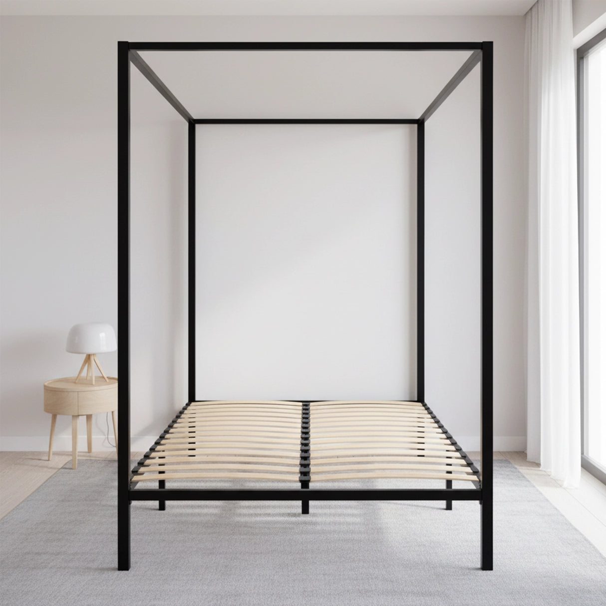 4 Four Poster Queen Bed Frame