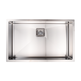 810x505mm Handmade 1.5mm Stainless Steel Undermount / Topmount Kitchen Sink with Square Waste - Extra Image