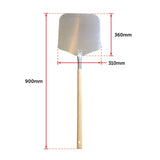Profesional Pizza Oven Peel Paddle 90cm Wood Handle - Extra Image