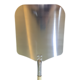 Profesional Pizza Oven Peel Paddle 90cm Wood Handle - Side View
