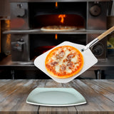 Profesional Pizza Oven Peel Paddle 90cm Wood Handle - 45-Degree Angle