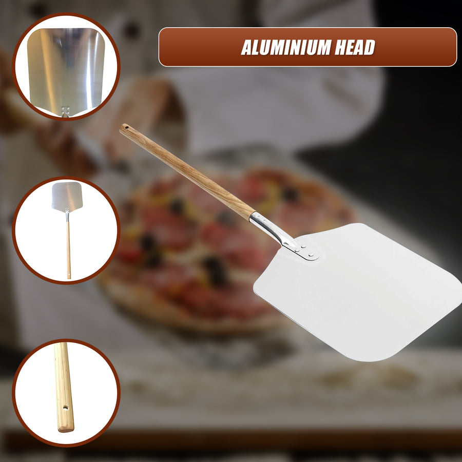 Profesional Pizza Oven Peel Paddle 90cm Wood Handle