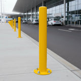 Yellow Heavy Duty Steel Bollard Post