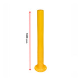 Yellow Heavy Duty Steel Bollard Post - Extra Image