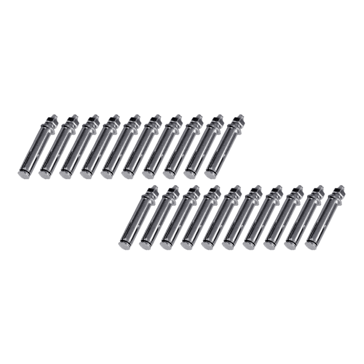 Sliding Gate Hardware Accessories Kit - 2m Track