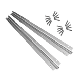 Sliding Gate Hardware Accessories Kit - 2m Track - Close-Up Angle