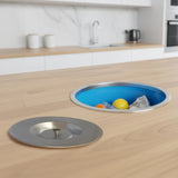 8L Concealed Benchtop Bin - Top-Down View