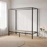 4 Four Poster Single Bed Frame