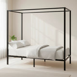 4 Four Poster Single Bed Frame