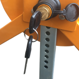 Car Vehicle Wheel Clamp Lock &ndash; Heavy Duty Anti-Theft Security Device - Side View