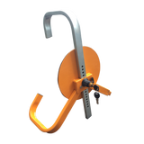 Car Vehicle Wheel Clamp Lock &ndash; Heavy Duty Anti-Theft Security Device - Top-Down View