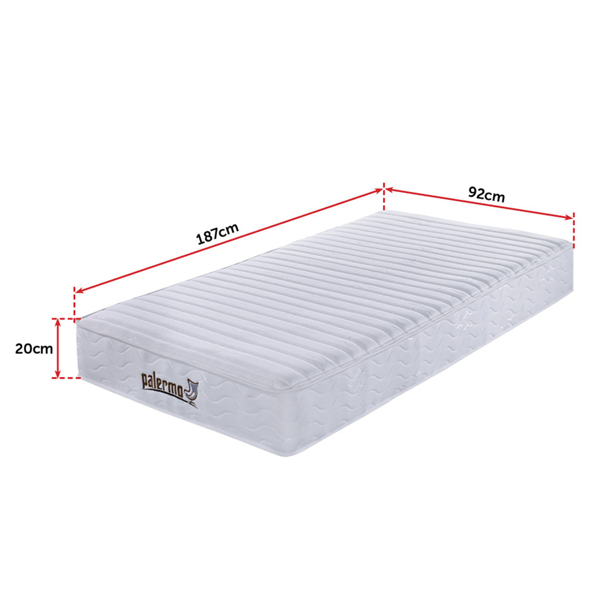 Contour Encased Coil Single Mattress &ndash; Hybrid Support with CertiPUR-US&reg; Certified Foam Comfort Layers