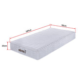Contour Encased Coil Single Mattress &ndash; Hybrid Support with CertiPUR-US&reg; Certified Foam Comfort Layers