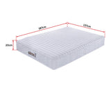 Contour Encased Coil Double Mattress &ndash; Hybrid Support with CertiPUR-US&reg; Certified Foam Comfort Layers