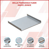 Della Francesca Floor Grate Joiner - Front View
