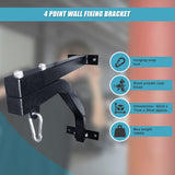 Heavy Duty Punch Bag Wall Bracket &ndash; Steel Boxing Bag Holder for Home Gym - Rear View