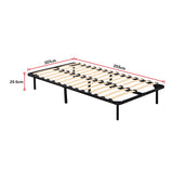 King Single Metal Bed Frame - Bedroom Furniture - Extra Image